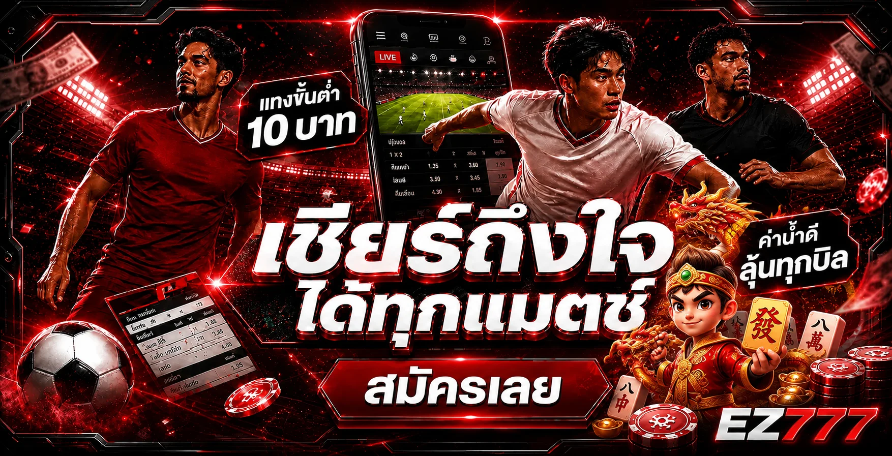 EZ777 ฝากถอนออโต้ 24 ชั่วโมง รองรับธนาคารและทรูมันนี่